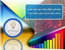 سهامداران «کوشاپیشه» سود سهام خود را در شعب بانک صادرات ایران دریافت کنند