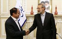 دیدار نوروزی رئیس کل بیمه مرکزی با رئیس مجلس شورای اسلامی
