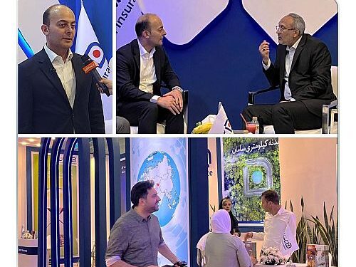 بازدید رئیس کل بیمه مرکزی از غرفه بیمه سامان در نمایشگاه صنعت مالی