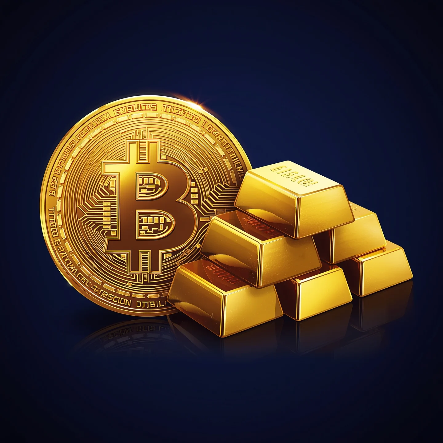 مقایسه بازدهی-بیت‌کوین و طلا