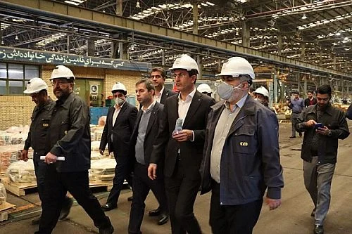بازدید مدیرعامل بانک سینا از شرکت صنایع مس شهید باهنر کرمان
